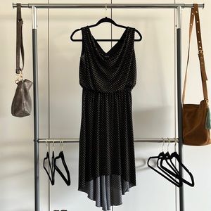 Black and Tan polkadot  ENFOCUS Studio dress